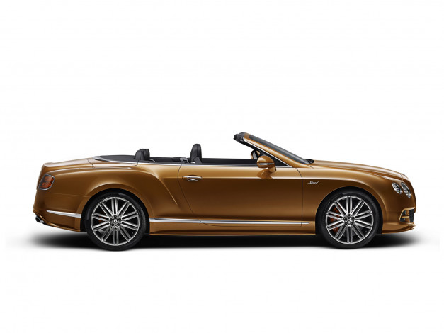 Обои картинки фото автомобили, bentley, continental, 2014, convertible, speed, gt