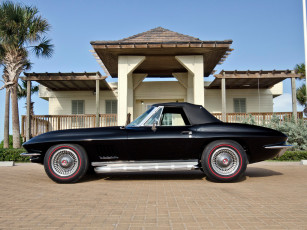 Картинка corvette+sting+ray+l89+427 435+hp+convertible+1967 автомобили corvette 1967 convertible l89 427-435 hp sting ray