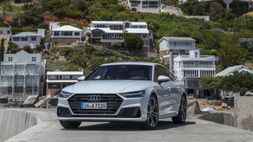 Картинка audi+a7+sportback+2019 автомобили audi 2019 sportback a7 белый