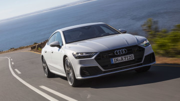 Картинка audi+a7+sportback+2019 автомобили audi a7 sportback 2019 белый