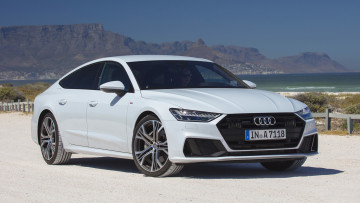 Картинка audi+a7+sportback+2019 автомобили audi белый 2019 sportback a7