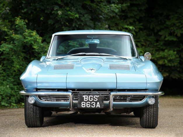 Обои картинки фото corvette sting ray 1963, автомобили, corvette, 1963, sting, ray