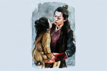 Картинка рисованное кино +мультфильмы вэй усянь а-юань