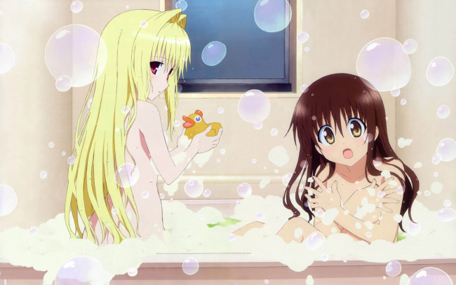 Обои картинки фото аниме, to, love, ru