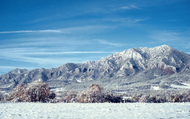 Обои картинки фото природа, горы, снег, зима
