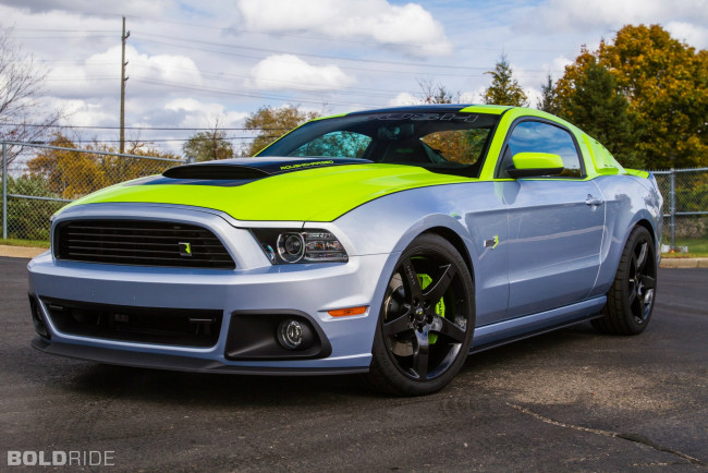 Обои картинки фото автомобили, mustang, roush