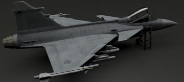 обоя авиация, 3д, рисованые, v-graphic, фон, оружие, самолет
