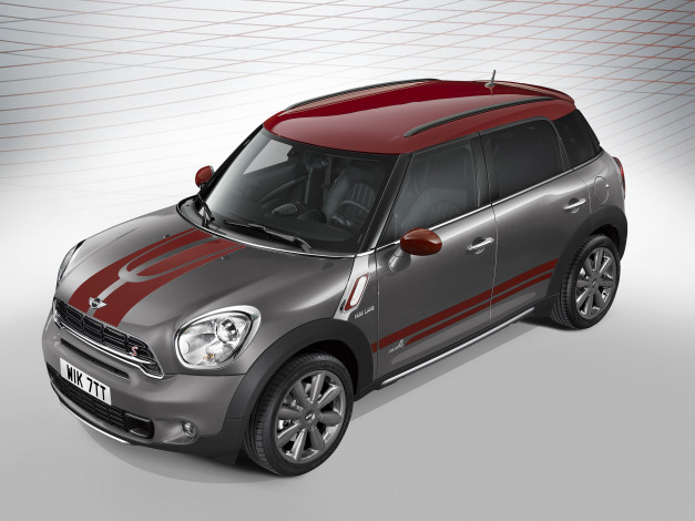 Обои картинки фото 2015 mini countryman park lane, автомобили, mini, серый, тюнинг, countryman