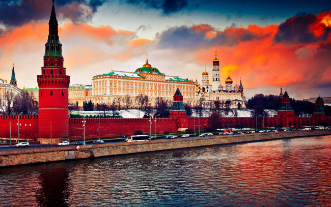 Обои картинки фото города, москва , россия, moscow, russia, kremlin, city, москва, кремль, река
