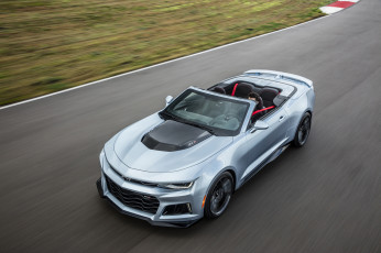 Картинка автомобили camaro chevrolet convertible zl1 2017г