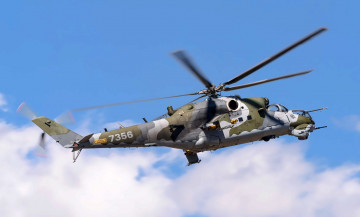 Картинка mi-24v авиация вертолёты вертушка