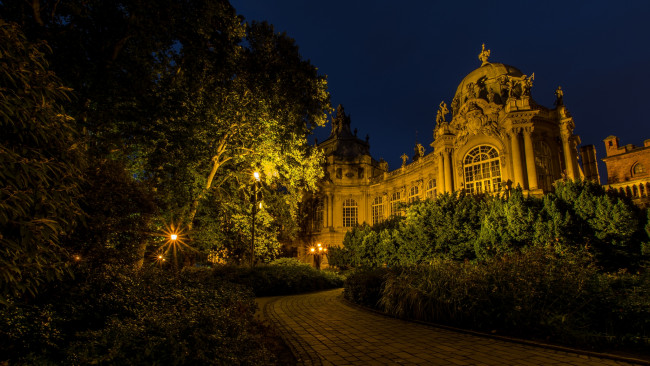 Обои картинки фото vajdahunyad castle, города, - дворцы,  замки,  крепости, замок, ночь