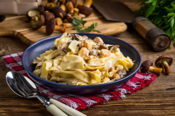 Картинка еда макаронные+блюда паста грибы