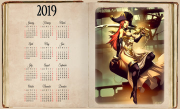 Картинка календари фэнтези книга девушка оружие треуголка