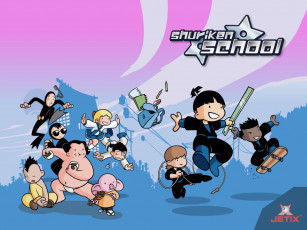 Картинка мультфильмы shuriken school