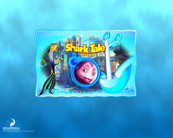 Обои картинки фото мультфильмы, shark, tale