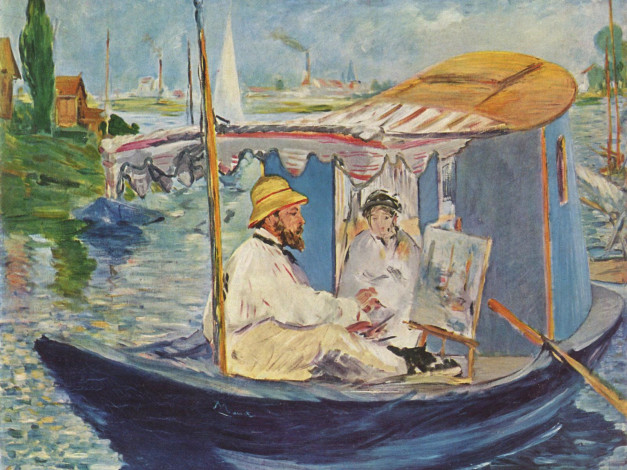 Обои картинки фото claude, monet, рисованные