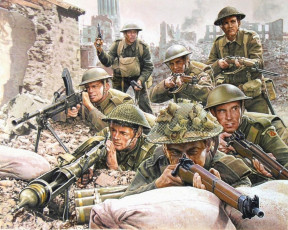 Картинка british soldiers рисованные армия