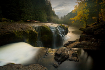 Картинка природа водопады поток течение вода
