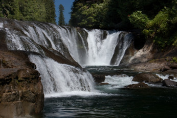 Картинка природа водопады вода течение поток