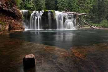 обоя природа, водопады, река, вода, берег