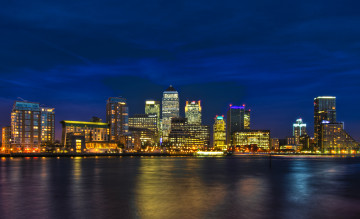 Картинка города лондон великобритания hdr небоскрёбы здания