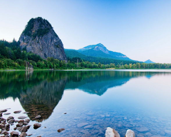 Обои картинки фото природа, реки, озера, горы