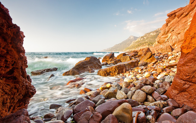 Обои картинки фото природа, побережье, берег, камни
