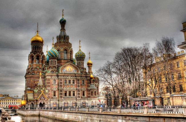 Обои картинки фото города, санкт, петербург, петергоф, россия, храм