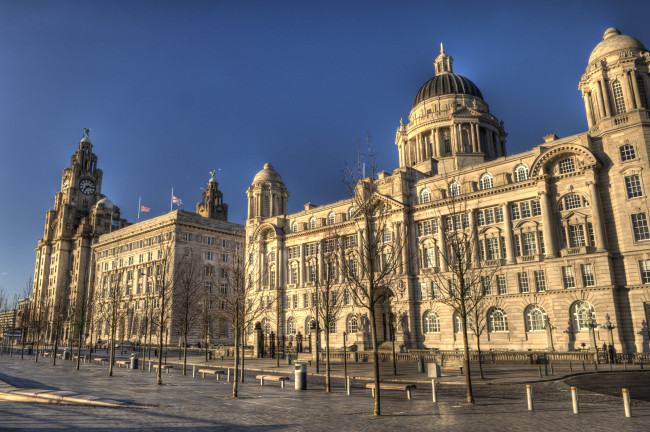 Обои картинки фото liverpool, города, здания, дома, ливерпуль, england, англия