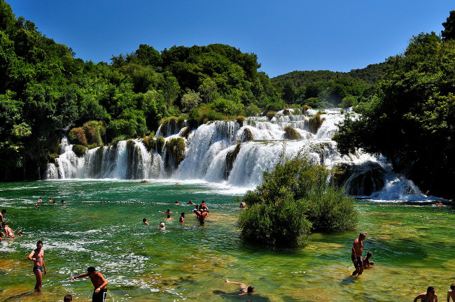 Обои картинки фото природа, водопады, вода