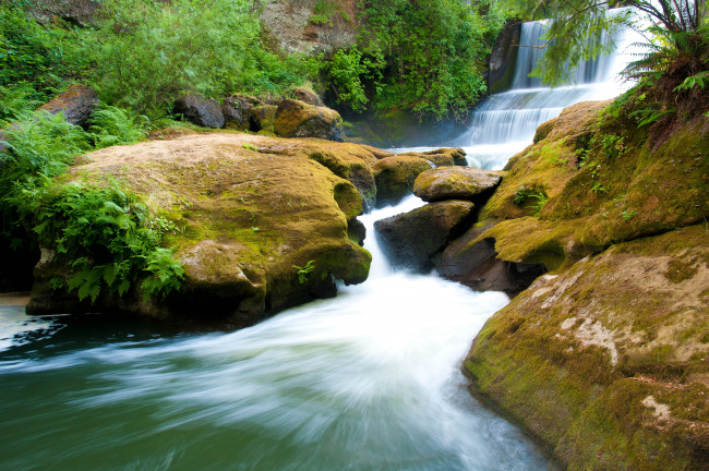 Обои картинки фото природа, водопады, вода, поток, течение