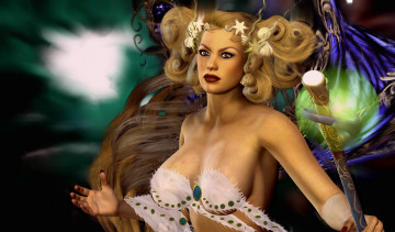 Картинка 3д графика fantasy фантазия девушка