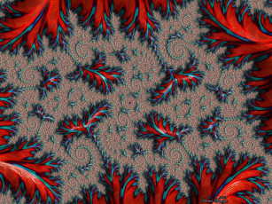 Картинка 3д+графика fractal+ фракталы цвета фон узор