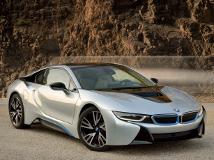 Картинка автомобили bmw светлый 2013г i8