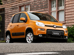 Картинка автомобили fiat panda trekking au-spec 319 2013 желтый