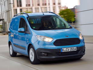 Картинка автомобили ford transit синий 2014г courier