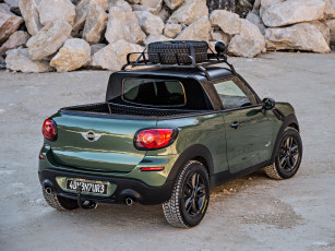 Картинка автомобили mini paceman adventure r61 2014 зеленый