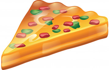 Картинка векторная+графика еда+ food пицца