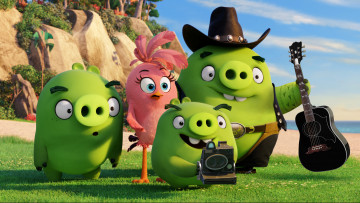 Картинка мультфильмы the+angry+birds+movie angry birds green pigs