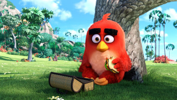 обоя мультфильмы, the angry birds movie, red, angry, birds, movie