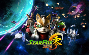 обоя star fox zero, видео игры, персонажи