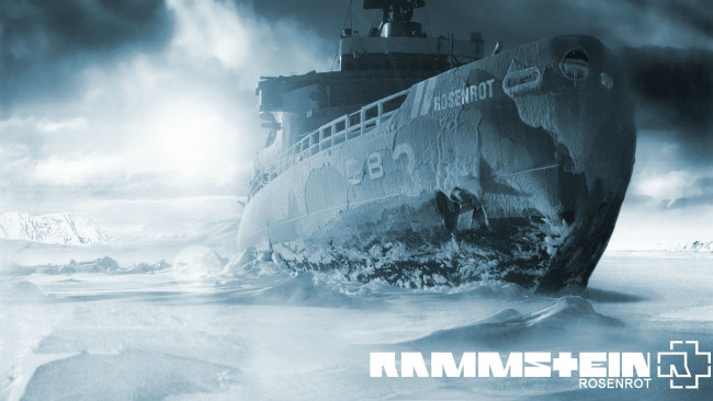 Обои картинки фото музыка, rammstein, море, корабль