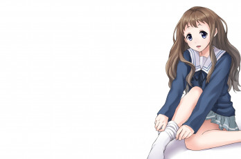 Картинка аниме kyoukai+no+kanata девочка