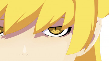 Картинка аниме bakemonogatari фон девушка взгляд