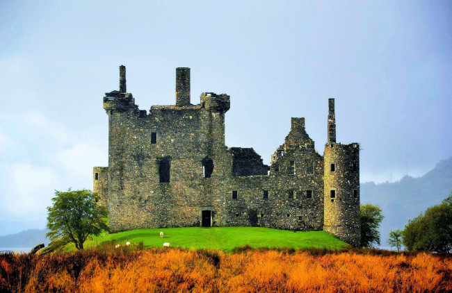 Обои картинки фото kilchum castle, scotland, города, замки англии, kilchum, castle
