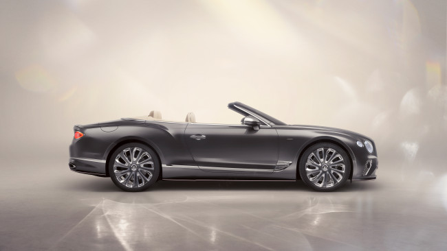 Обои картинки фото bentley continental gt convertible boodles by mulliner 2024, автомобили, bentley, continental, gt, convertible, boodles, by, mulliner, 2024, бeнтли, профиль, кабриолет