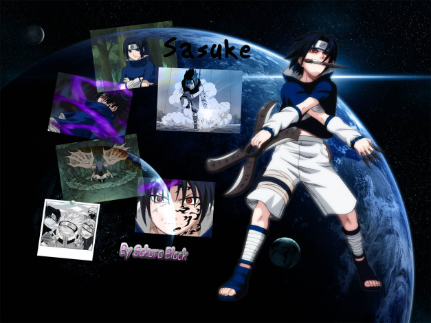 Обои картинки фото sasuke, аниме, naruto