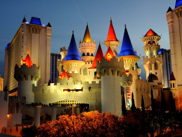 Обои картинки фото hotel, excalibur, las, vegas, nevada, города, лас, вегас, сша