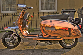 Картинка мотоциклы мотороллеры ретро мотороллер двухколесный